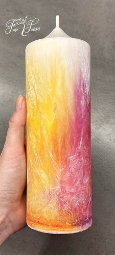 Andělská svíčka OČISTNÁ- ve tmě vršek svítí sám💥 Citronová tráva
