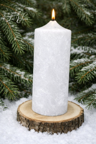 Andělská svíčka UVOLNĚNÍ A RELAXACE ve tmě vršek svítí sám💥 Citronová tráva