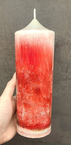 Andělská svíčka PŘICHÁZEJÍCÍ ENERGIE - ve tmě vršek svítí sám💥 Citronová tráva