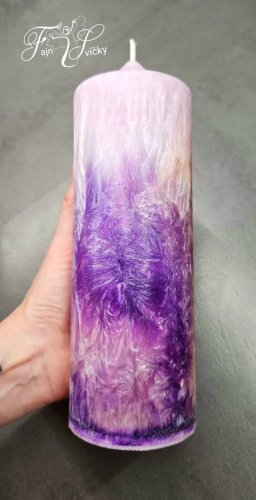 Andělská svíčka ANDĚLSKÁ OCHRANA-ve tmě vršek svítí sám💥 Citronová tráva