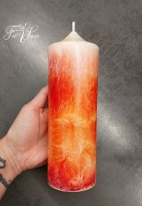 Andělská svíčka PŘICHÁZEJÍCÍ ENERGIE - ve tmě vršek svítí sám💥 Citronová tráva